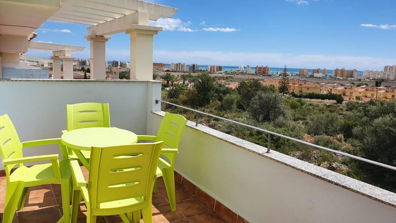 Cala House II Luminoso Adosado Con Vistas,Piscina Comunitaria Y Parking Incluido Villa เพนิสโคลา ภายนอก รูปภาพ