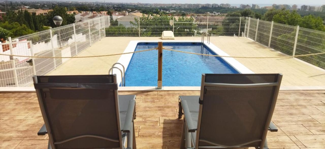 Cala House II Luminoso Adosado Con Vistas,Piscina Comunitaria Y Parking Incluido Villa เพนิสโคลา ภายนอก รูปภาพ